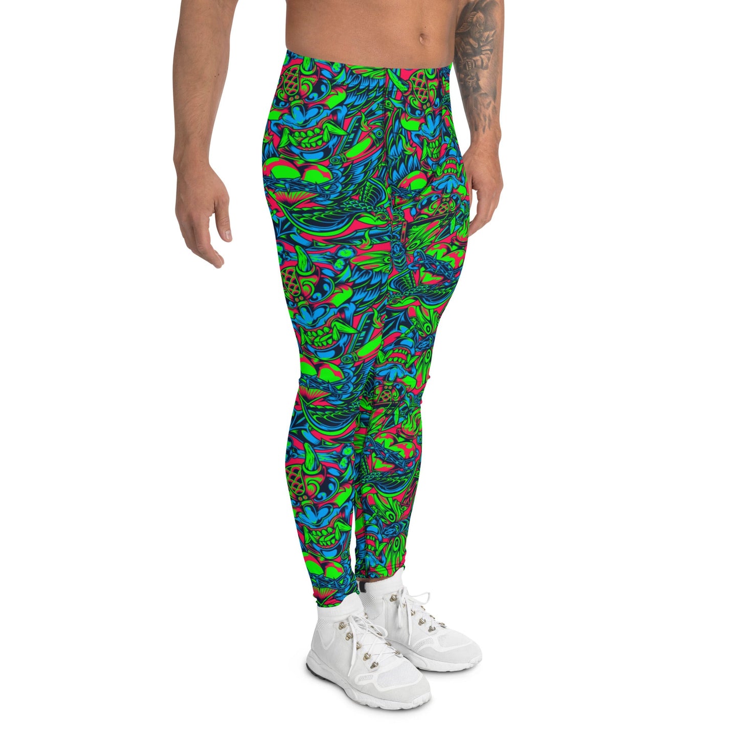Kabuki Phantom Neon CAMO Mens Leggings