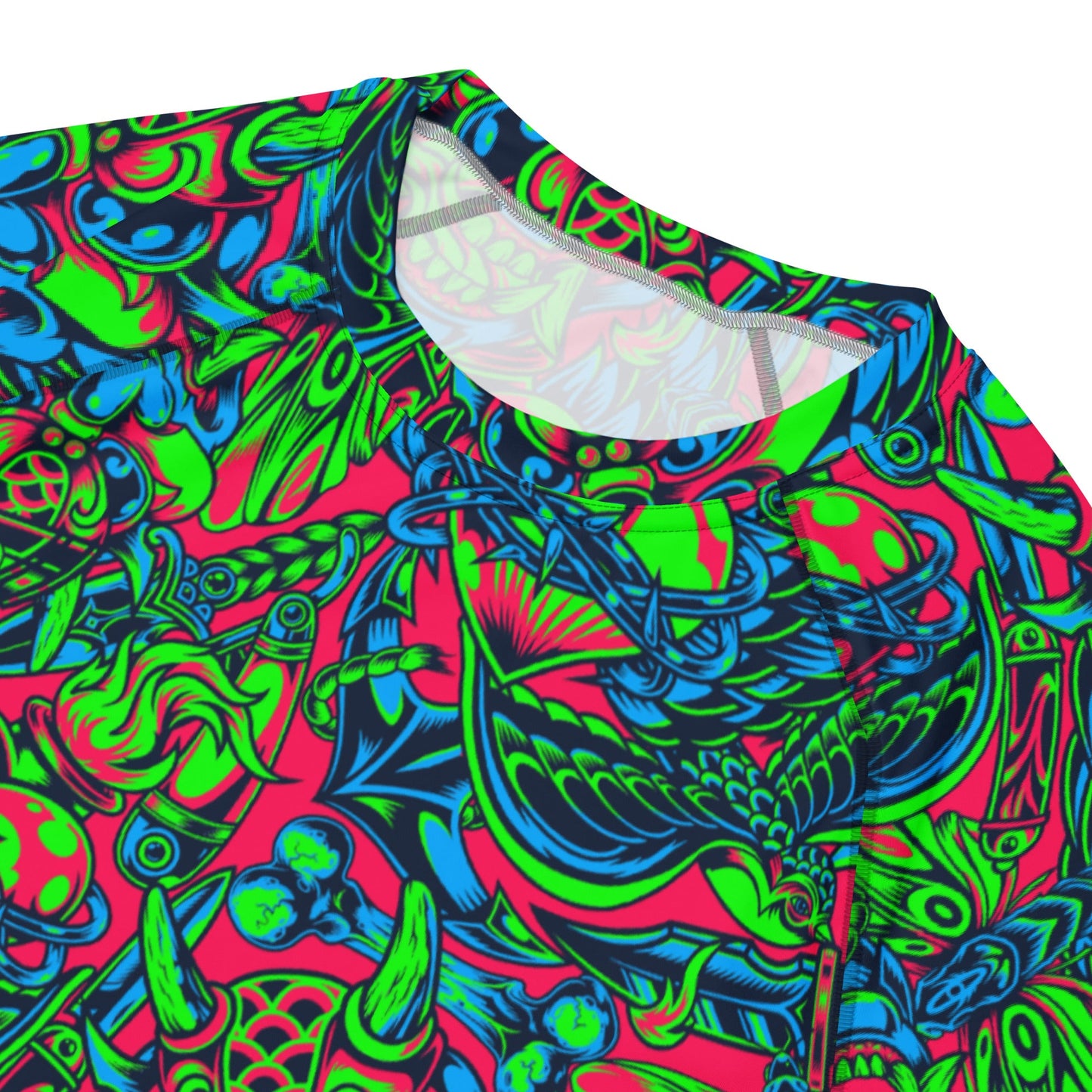 Kabuki Phantom Neon CAMO Mens Short-Sleeve Rash Guard - Short-sleeve Guards