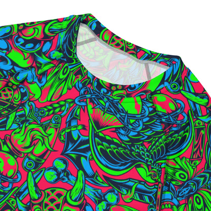 Kabuki Phantom Neon CAMO Mens Short-Sleeve Rash Guard - Short-sleeve Guards