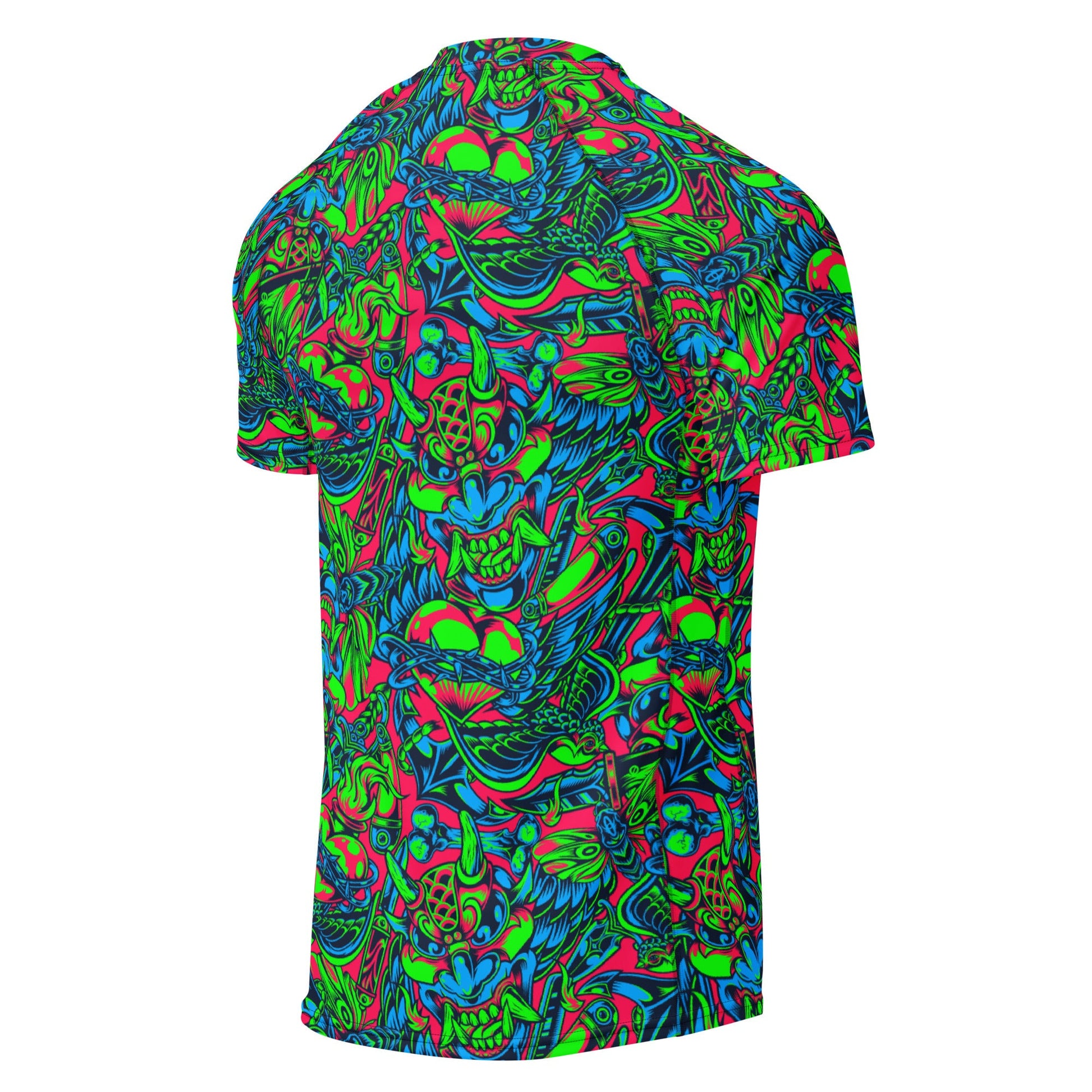 Kabuki Phantom Neon CAMO Mens Short-Sleeve Rash Guard - Short-sleeve Guards