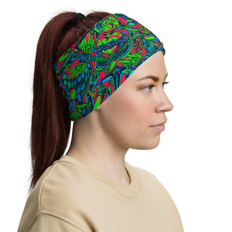 Kabuki Phantom Neon CAMO Neck Gaiter - Head