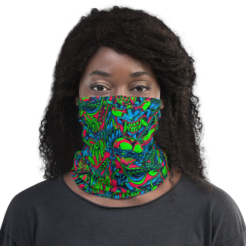 Kabuki Phantom Neon CAMO Neck Gaiter - Head