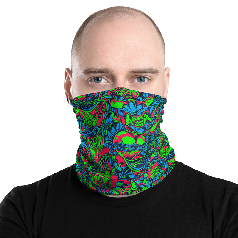 Kabuki Phantom Neon CAMO Neck Gaiter - Head