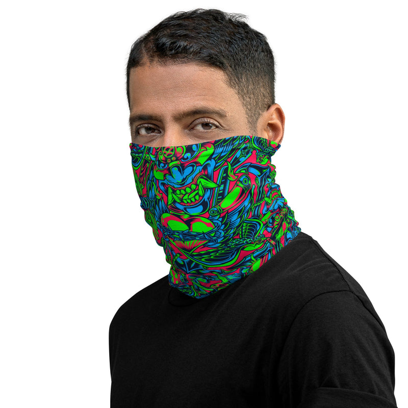 Kabuki Phantom Neon CAMO Neck Gaiter - Head