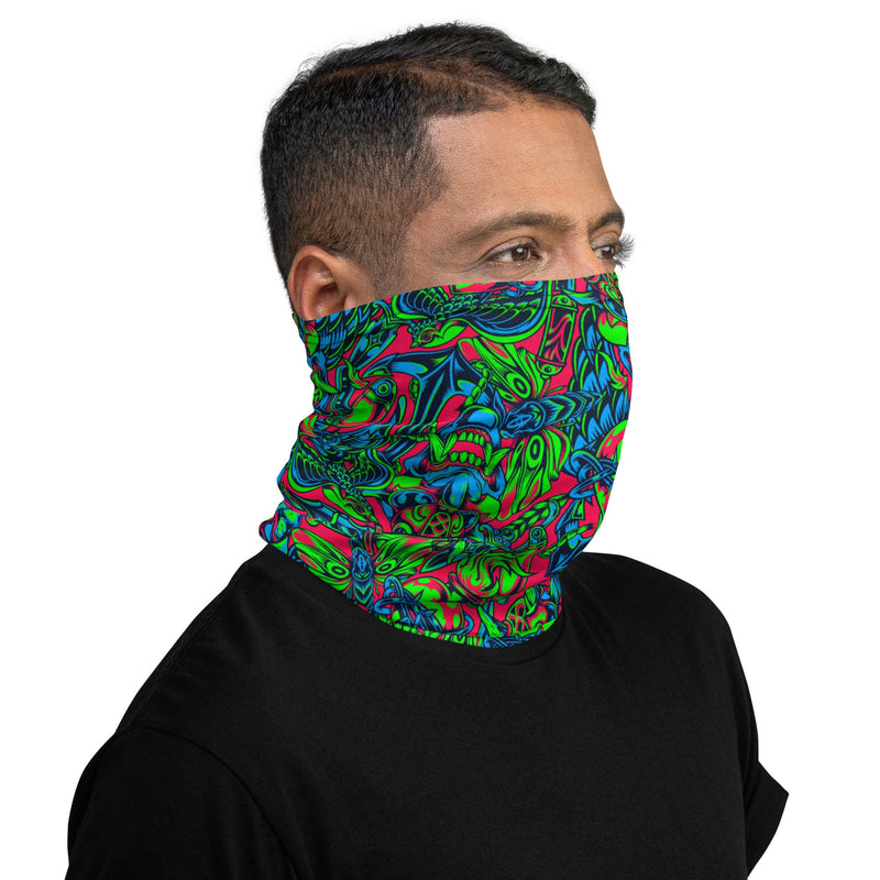 Kabuki Phantom Neon CAMO Neck Gaiter - Head