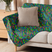 Kabuki Phantom Neon CAMO Sherpa Blanket