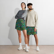 Kabuki Phantom Neon CAMO Unisex Athletic Long Shorts