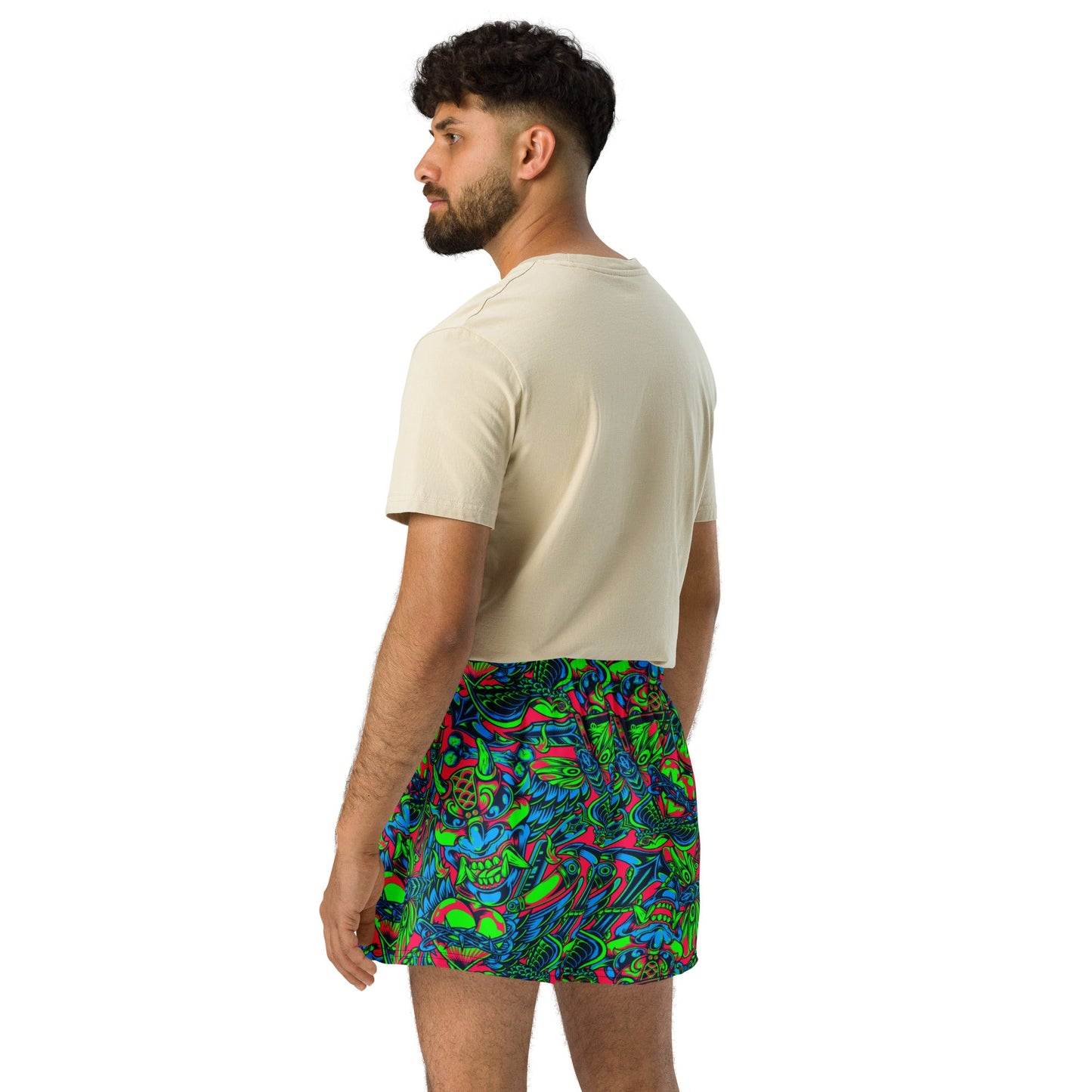 Kabuki Phantom Neon CAMO Unisex Athletic Shorts