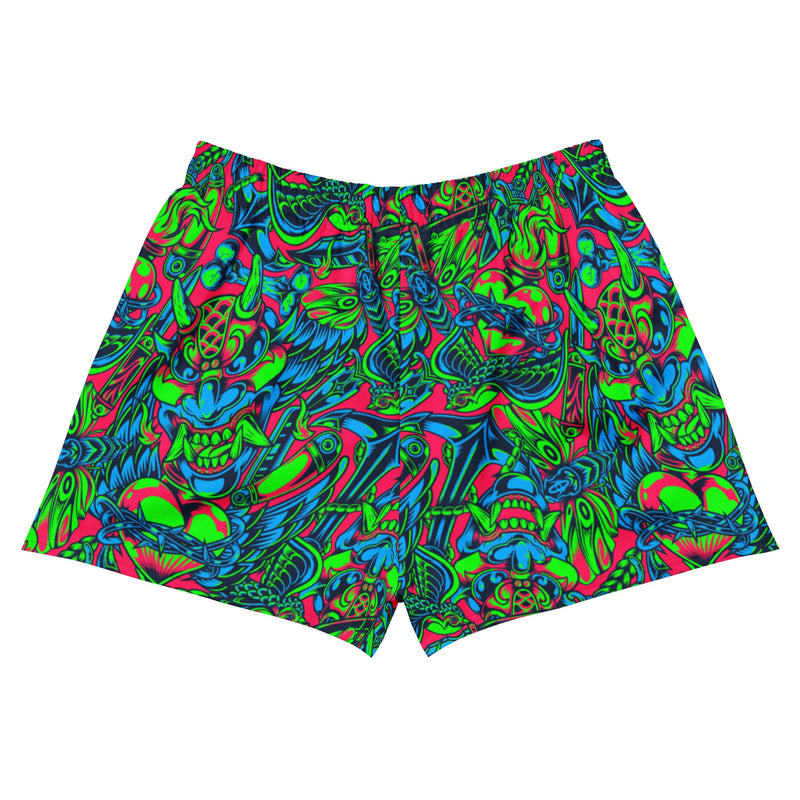 Kabuki Phantom Neon CAMO Unisex Athletic Shorts