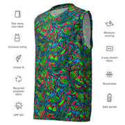 Kabuki Phantom Neon CAMO Unisex Basketball Jersey