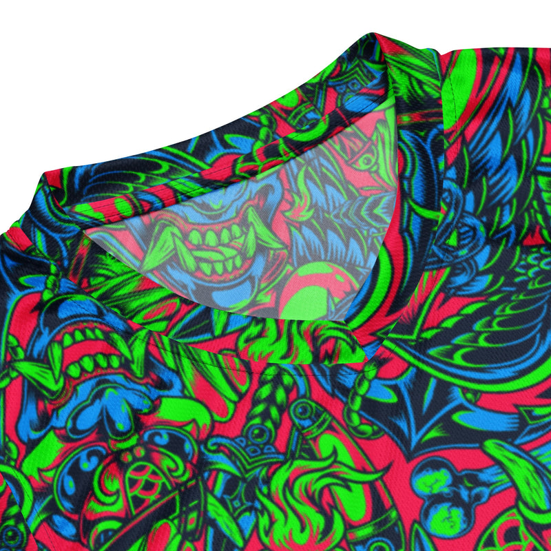 Kabuki Phantom Neon CAMO Unisex Basketball Jersey