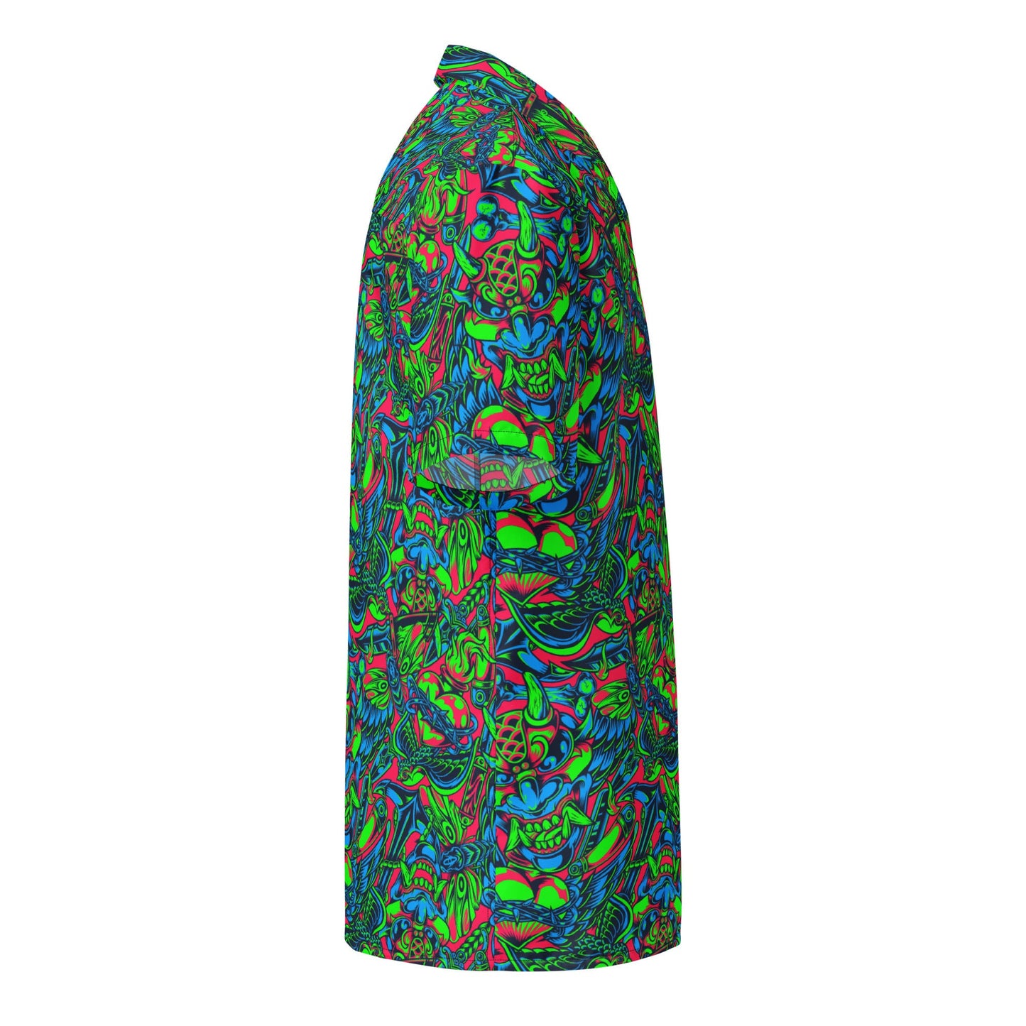 Kabuki Phantom Neon CAMO Unisex button shirt - Button Shirts