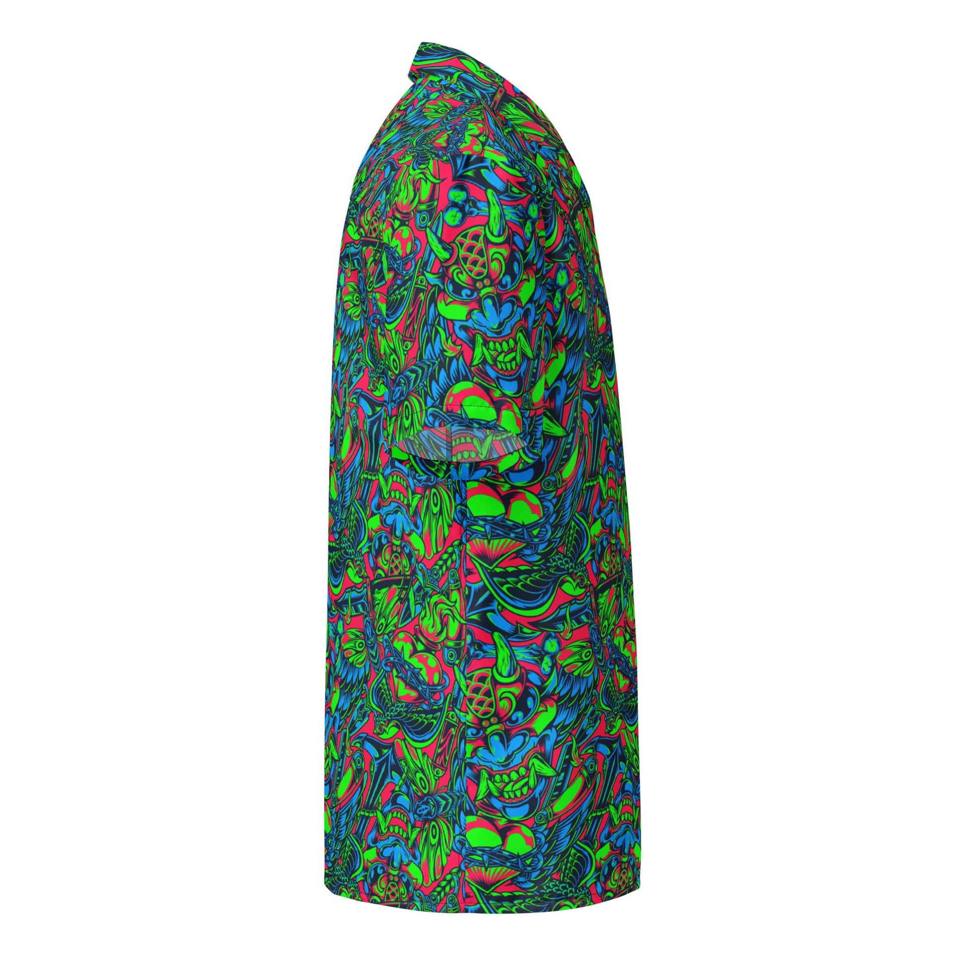 Kabuki Phantom Neon CAMO Unisex button shirt - Button Shirts