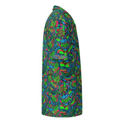 Kabuki Phantom Neon CAMO Unisex button shirt - Button Shirts