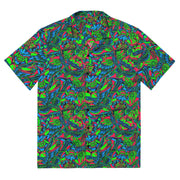 Kabuki Phantom Neon CAMO Unisex Short-Sleeve Button Shirt - 2XS - Button-Up