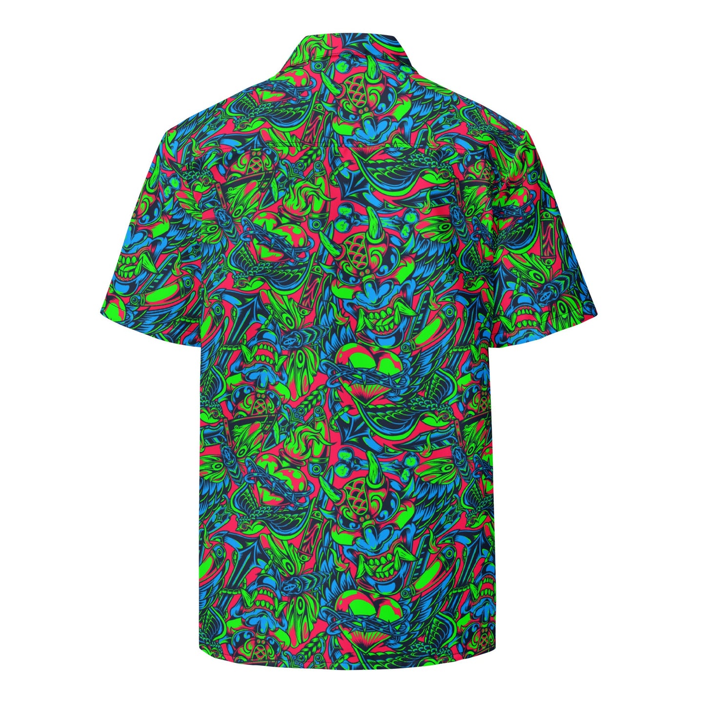 Kabuki Phantom Neon CAMO Unisex button shirt - Button Shirts