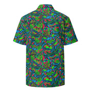 Kabuki Phantom Neon CAMO Unisex Short-Sleeve Button Shirt - Button-Up