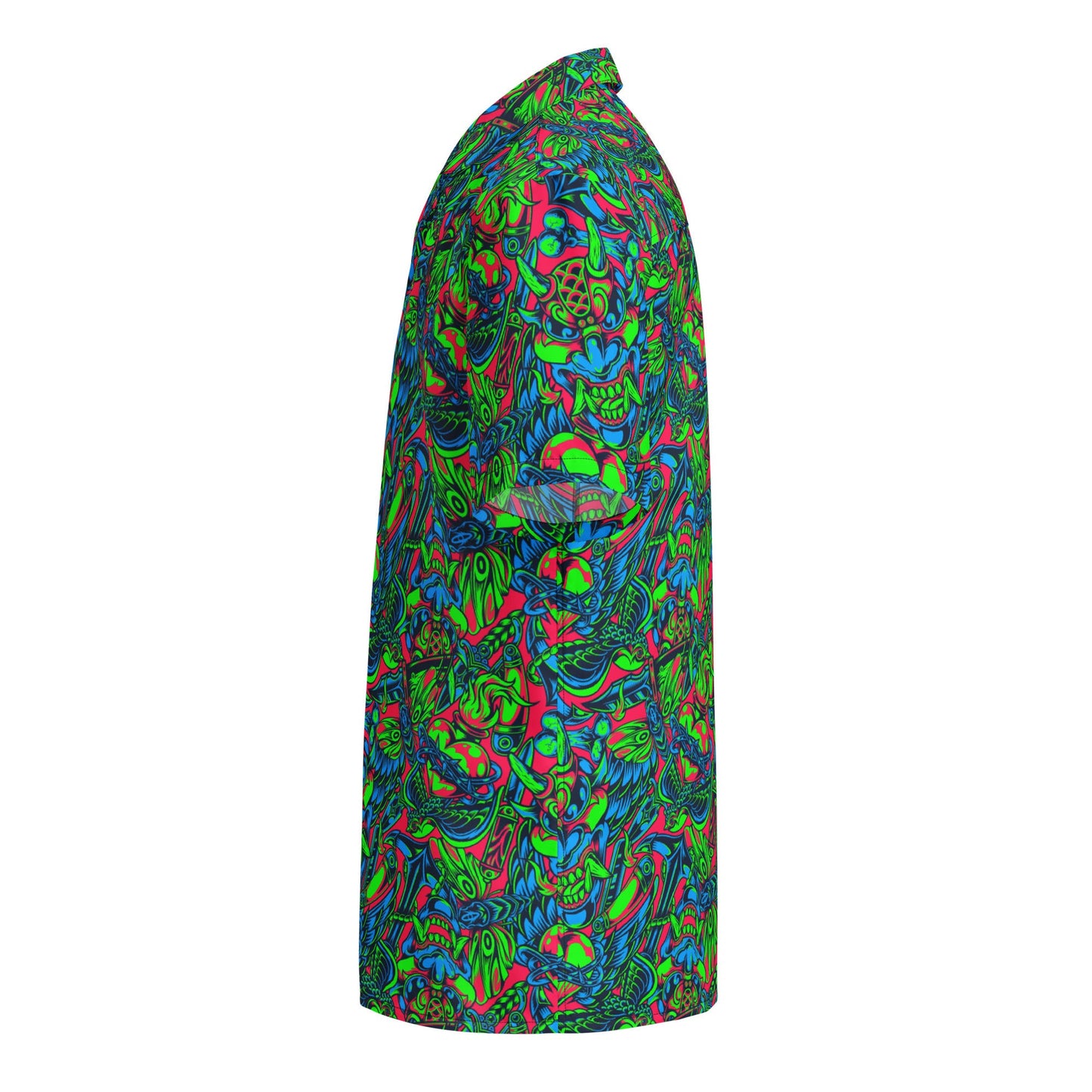 Kabuki Phantom Neon CAMO Unisex button shirt - Button Shirts