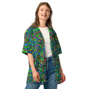 Kabuki Phantom Neon CAMO Unisex Short-Sleeve Button Shirt - Button-Up