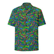 Kabuki Phantom Neon CAMO Unisex Short-Sleeve Button Shirt - Button-Up