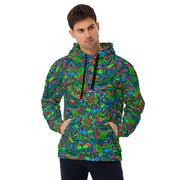 Kabuki Phantom Neon CAMO Unisex Hoodie - 2XS