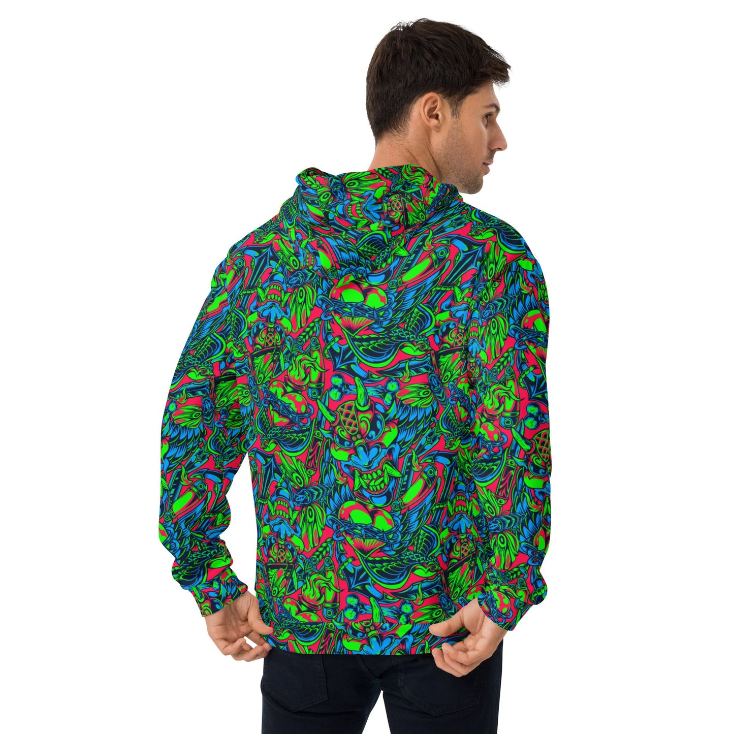 Kabuki Phantom Neon CAMO Unisex Hoodie - Hoodies