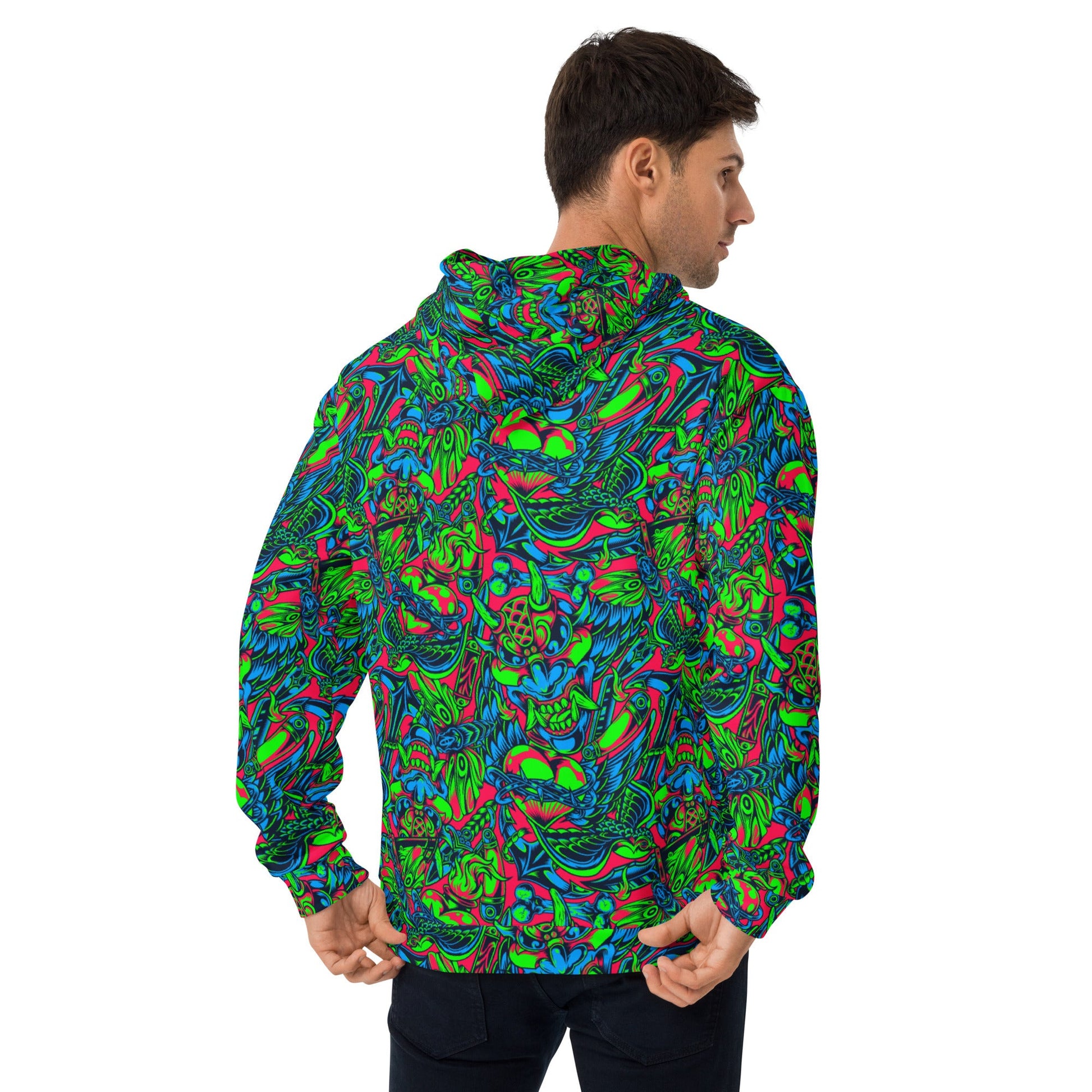 Kabuki Phantom Neon CAMO Unisex Hoodie - Hoodies