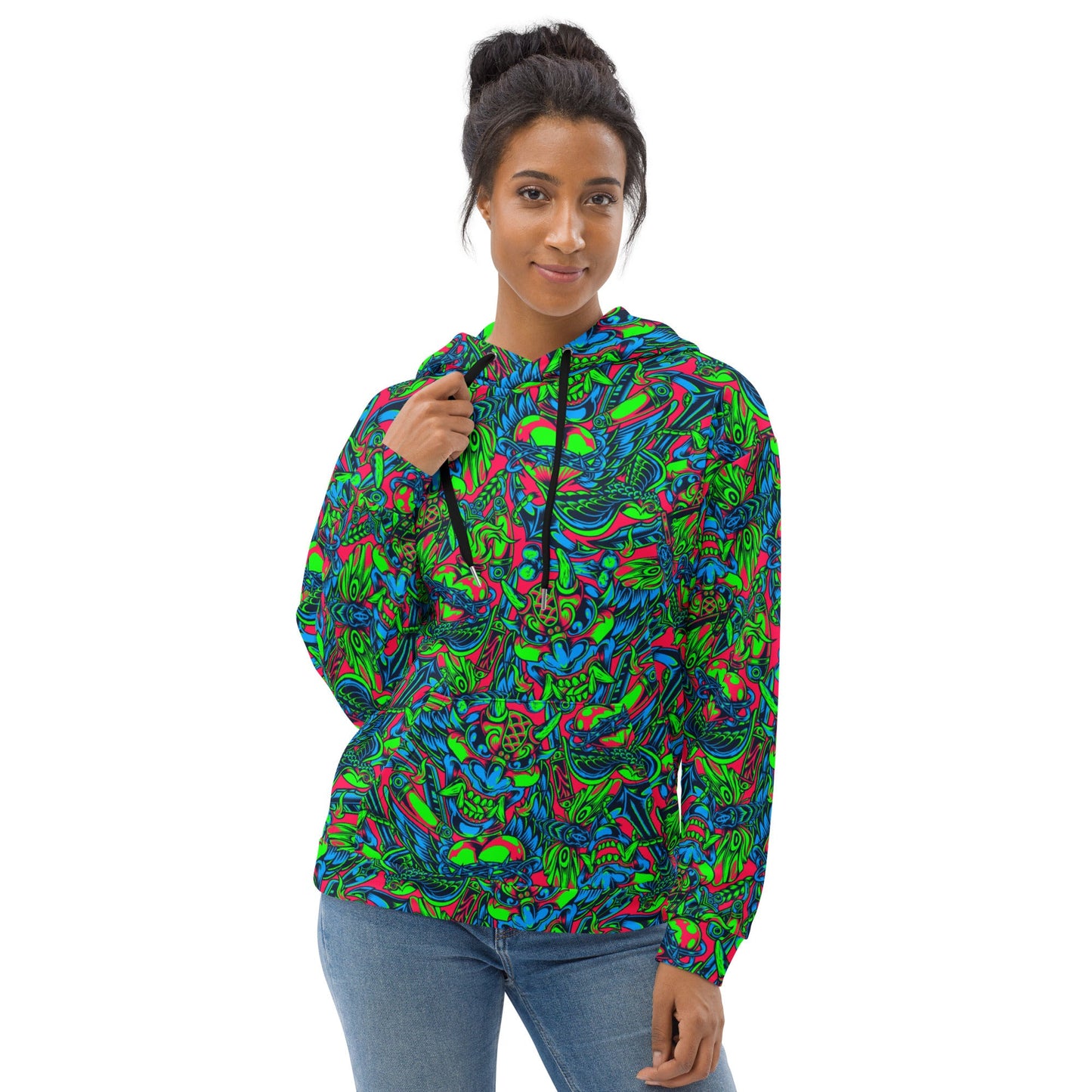 Kabuki Phantom Neon CAMO Unisex Hoodie - Hoodies