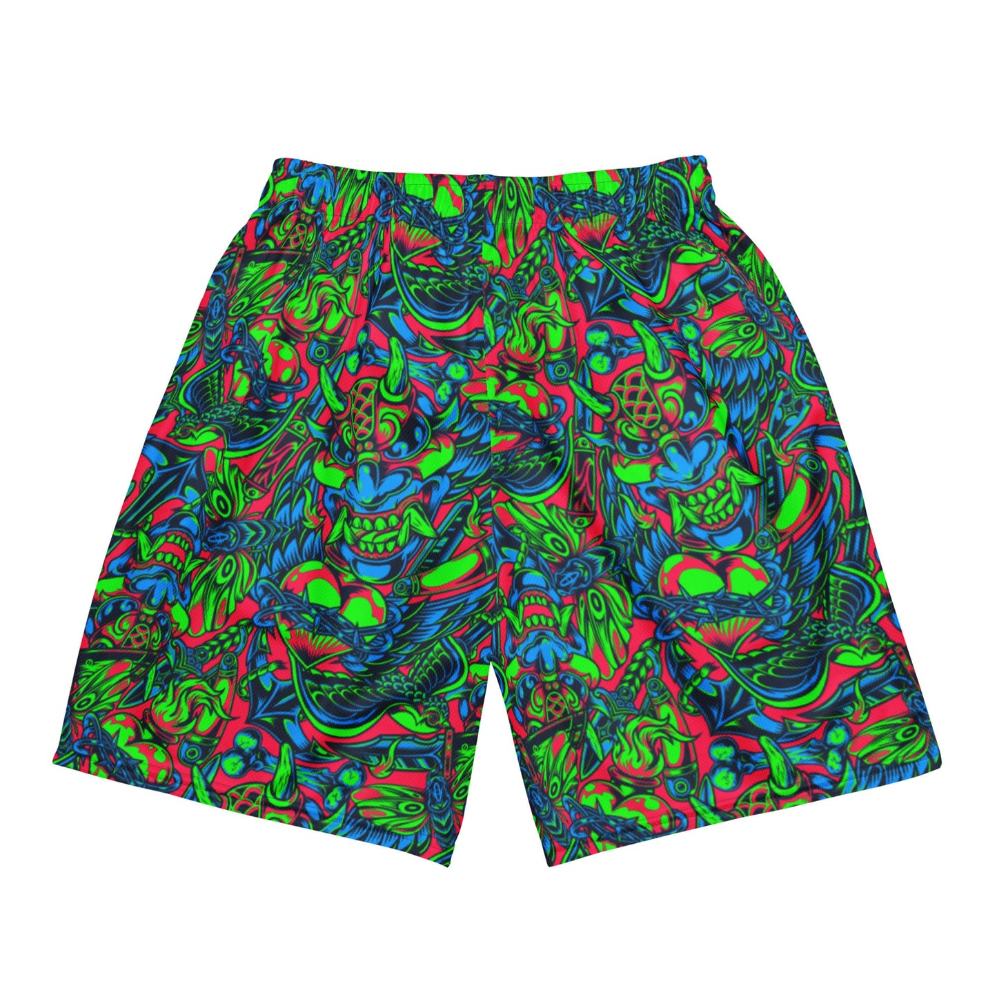 Kabuki Phantom Neon CAMO Unisex mesh shorts - Mesh Shorts