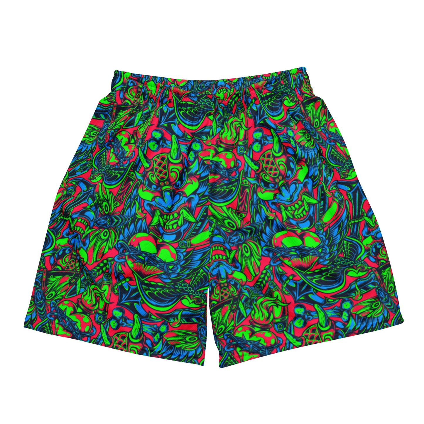 Kabuki Phantom Neon CAMO Unisex mesh shorts - 2XS - Mesh Shorts