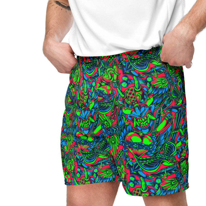 Kabuki Phantom Neon CAMO Unisex Mesh Shorts