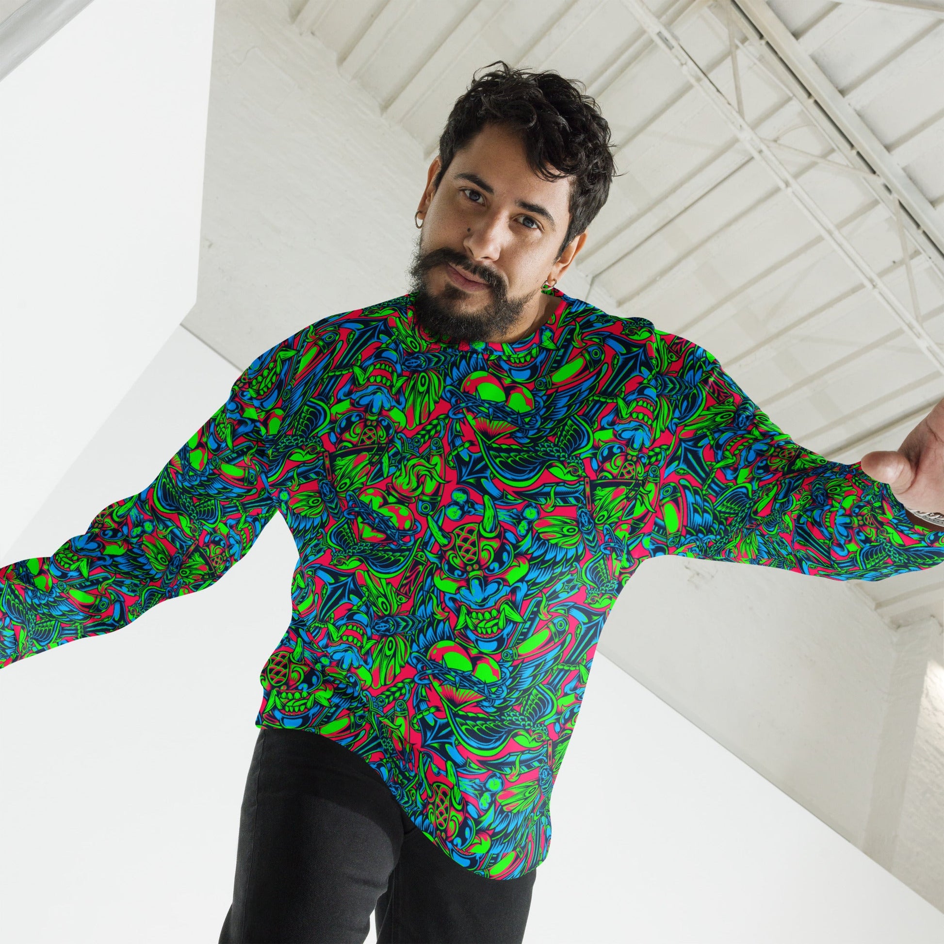 Kabuki Phantom Neon CAMO Unisex Sweatshirt