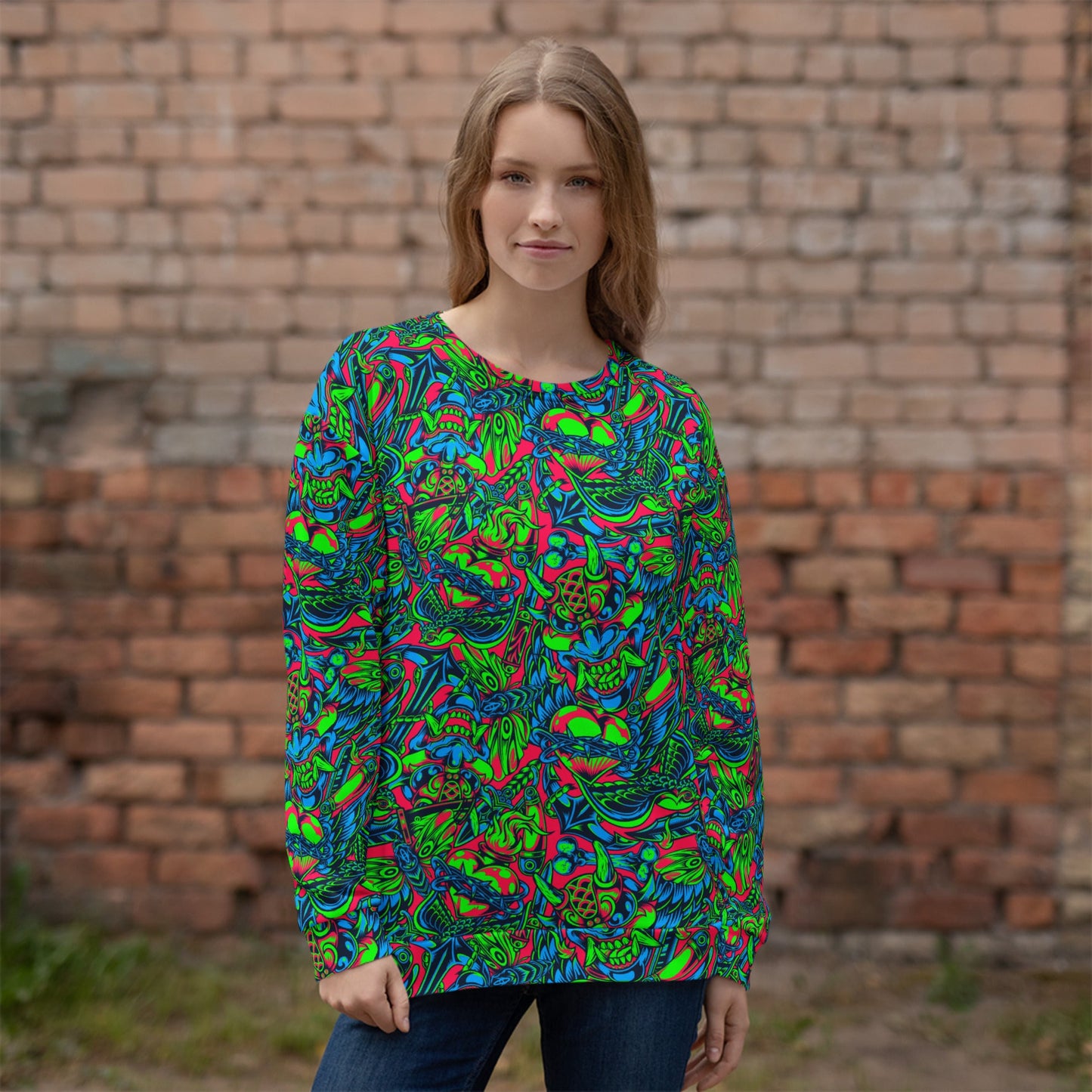 Kabuki Phantom Neon CAMO Unisex Sweatshirt