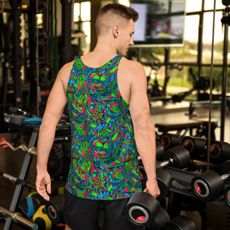 Kabuki Phantom Neon CAMO Unisex Tank Top
