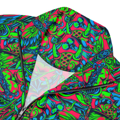 Kabuki Phantom Neon CAMO Unisex track jacket - Track Jackets