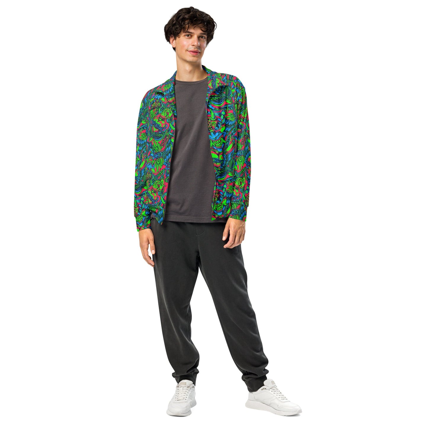 Kabuki Phantom Neon CAMO Unisex track jacket - Track Jackets