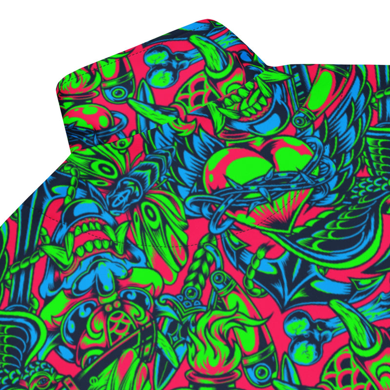 Kabuki Phantom Neon CAMO Unisex Track Jacket