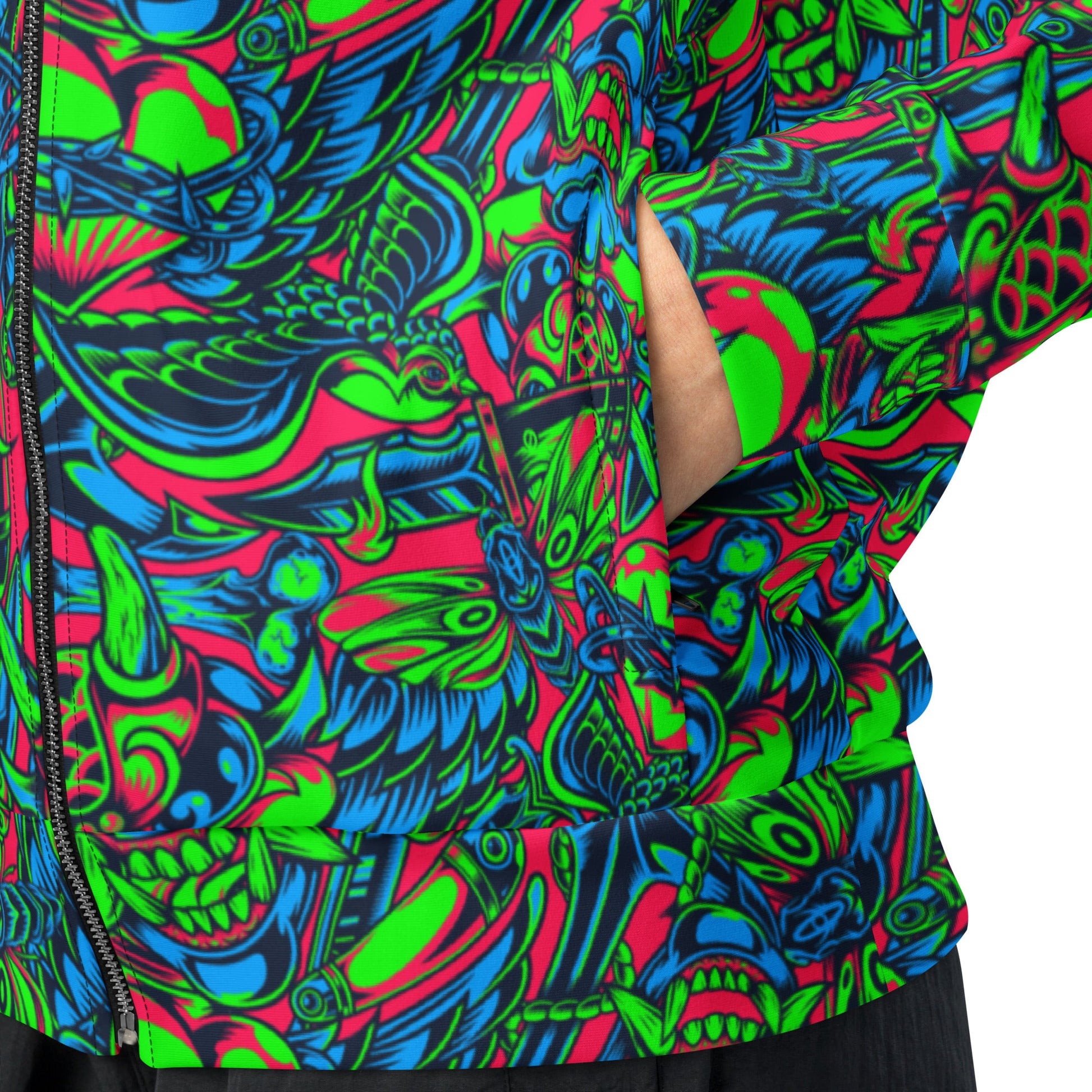 Kabuki Phantom Neon CAMO Unisex track jacket - Track Jackets