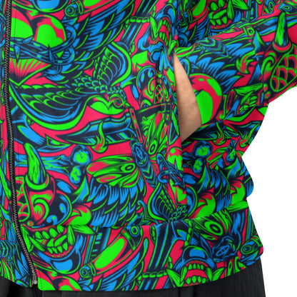 Kabuki Phantom Neon CAMO Unisex track jacket - Track Jackets