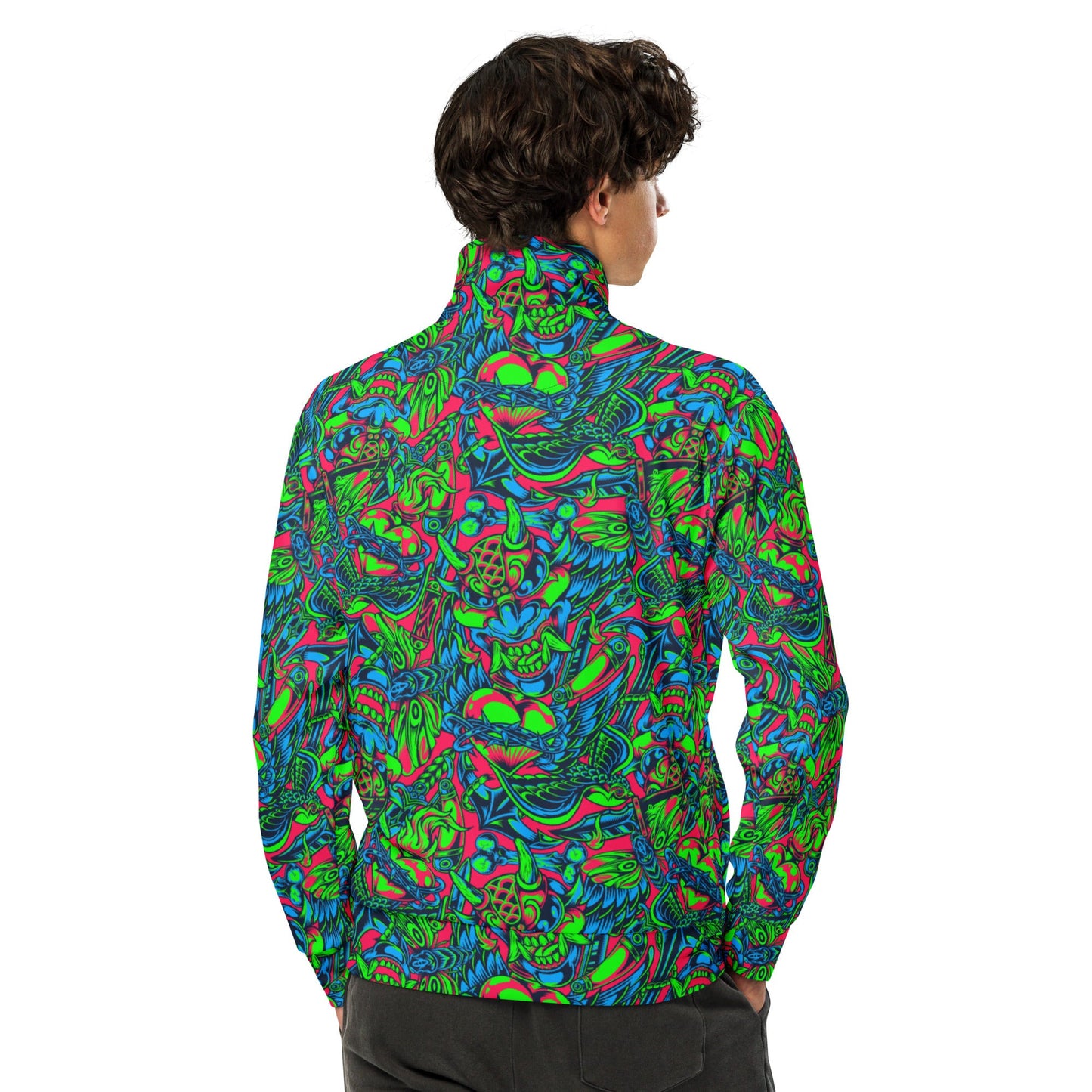 Kabuki Phantom Neon CAMO Unisex track jacket - Track Jackets