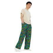 Kabuki Phantom Neon CAMO Unisex Wide-Leg Leisure Pants