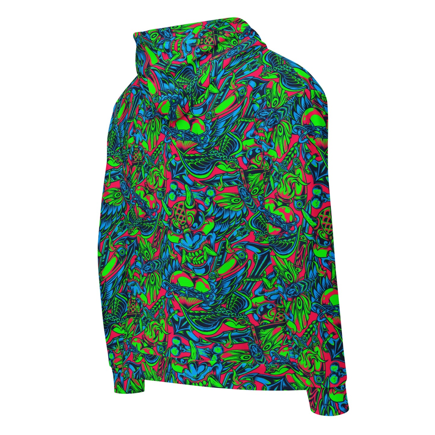 Kabuki Phantom Neon CAMO Unisex zip hoodie - Zip Hoodies