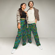 Kabuki Phantom Neon CAMO Unisex Wide-Leg Joggers - 2XS
