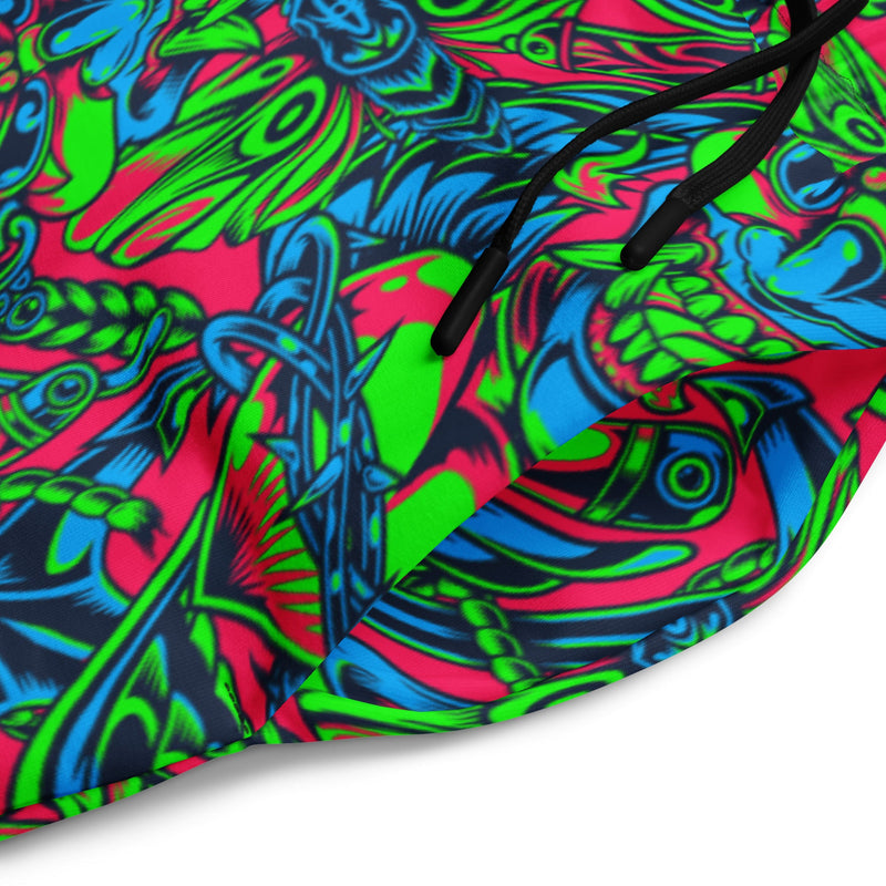 Kabuki Phantom Neon CAMO Unisex Wide-Leg Joggers