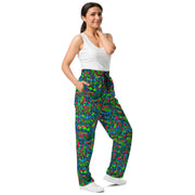 Kabuki Phantom Neon CAMO Unisex Wide-Leg Joggers
