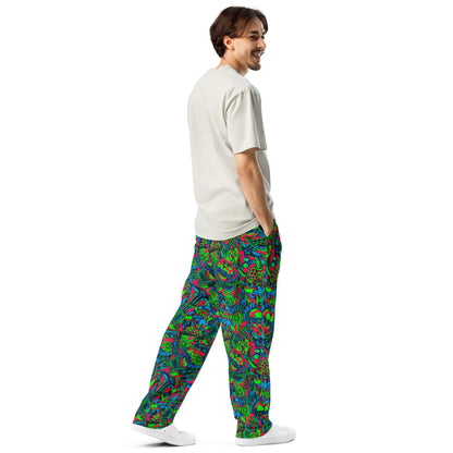 Kabuki Phantom Neon CAMO Wide-leg joggers - Joggers