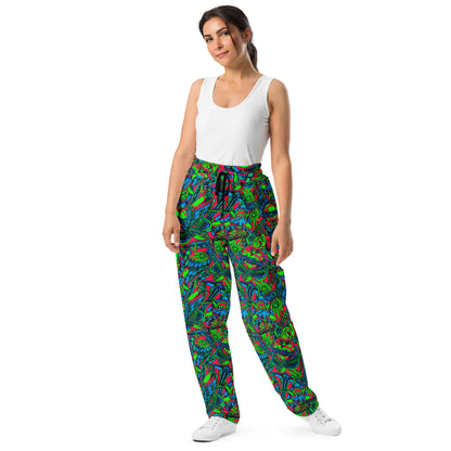 Kabuki Phantom Neon CAMO Wide-leg joggers - Joggers