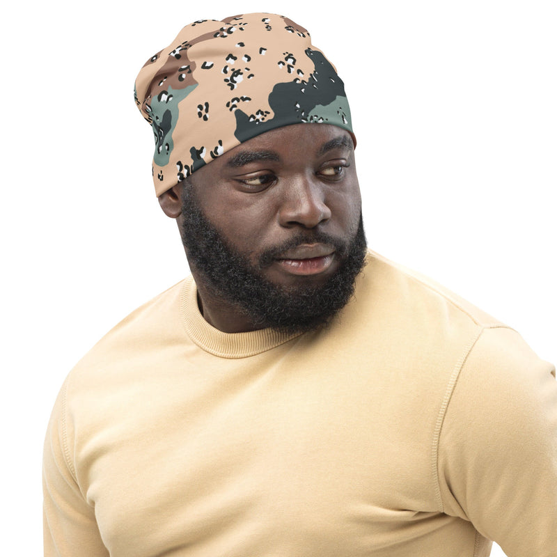 Chocolate Chip Kazakhstan Steppe CAMO Beanie - Head