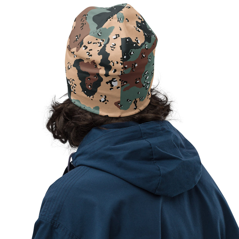 Chocolate Chip Kazakhstan Steppe CAMO Beanie - Head