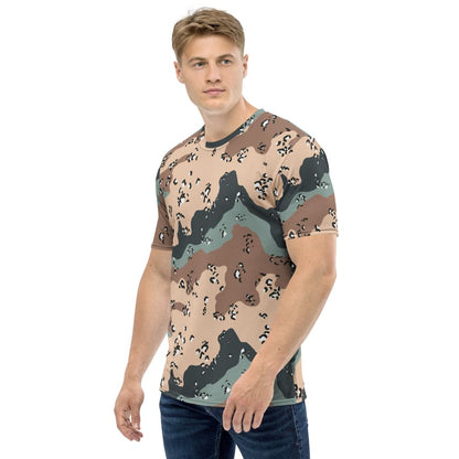 Kazakhstan Chocolate Chip Desert CAMO Men’s t - shirt - Mens t - shirt